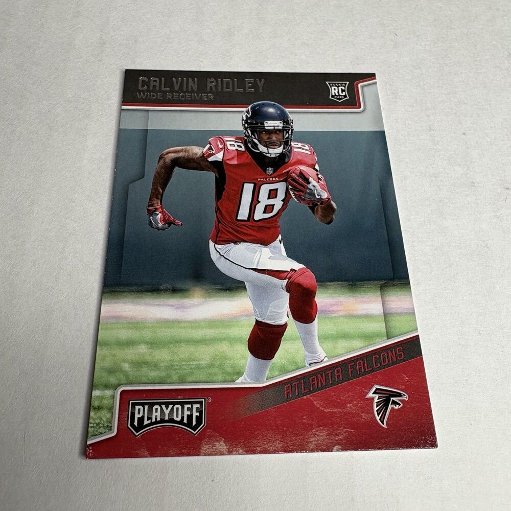 2018 Panini Playoff #209 Calvin Ridley RC Atlanta Falcons Rookie Card Titans